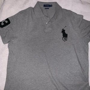 Polo by Ralph Lauren Large Horse Gray